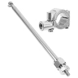 Motorcycle Flagpole Handlebar Mount Flagpole Holder Bike Accessories, Aluminum Alloy material, dashboard mounting, Silver Color In Australia - Darrahopens
