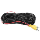 Rear Camera Video RCA Extension Cable Car Wire, 10 M, PVC + Plastic material, driving view recording, vehicle safety use, Black Color In Australia - Darrahopens