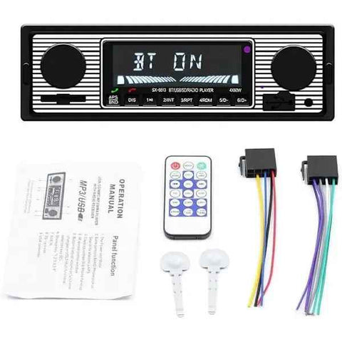 Smart Player Bluetooth Retro MP3 FM Car Accessories, wireless audio upgrade, vehicle stereo use, for automotive repair and installation In Australia - Darrahopens