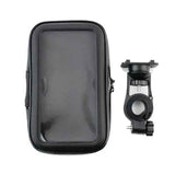 Universal Waterproof Mobile Phone Holder Bicycle Bike Bag Mobile 5 inch, dashboard mounting, stable phone or GPS support, Black Color In Australia - Darrahopens