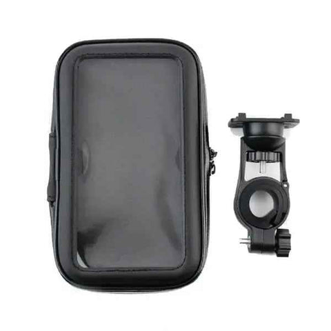 Universal Waterproof Mobile Phone Holder Bicycle Bike Bag Mobile 5 inch, dashboard mounting, stable phone or GPS support, Black Color In Australia - Darrahopens