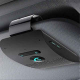 Bluetooth Handsfree Car Kit 5.0 Sun Visor Clip Wireless Audio Receiver Speakerphone Loud Speaker Music Player Dual Microphone black, Black Color In Australia - Darrahopens