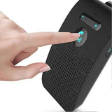 Bluetooth Handsfree Car Kit 5.0 Sun Visor Clip Wireless Audio Receiver Speakerphone Loud Speaker Music Player Dual Microphone black, Black Color In Australia - Darrahopens