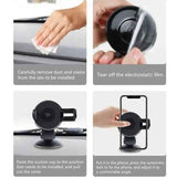 Automatic Smooth Mobile Phone Holder Car Dashboard Smartphone Holder Suction Cup Mobile Phone Holder, Black/Grey Color Options In Australia - Darrahopens