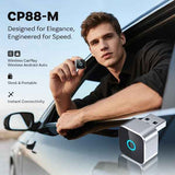 Ottocast Mini Cube Wireless CarPlay Adapter Android Auto Car Connection Box CP88-M, Aluminum Alloy material, wireless audio upgrade In Australia - Darrahopens