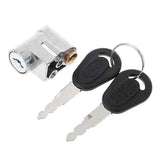 Battery Lock Cover with 2 Keys E-bike Power Switch, Rubber + Metal material, automotive replacement use, Black/Silver Color Options In Australia - Darrahopens