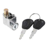 Battery Lock Cover with 2 Keys E-bike Power Switch, Rubber + Metal material, automotive replacement use, Black/Silver Color Options In Australia - Darrahopens