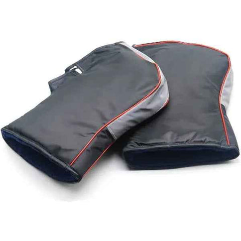 Motorcycle Handlebar Mittens Windproof Mittens Hand Warmers Waterproof Warm Motorcycle Handlebar Hand Protection Muffs Hand, Gray, Grey Color In Australia - Darrahopens
