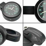 Waterproof Handlebar Mounted Watch Universal Motorcycle Bike Handlebar, Rubber material, dashboard mounting, stable phone or GPS support In Australia - Darrahopens