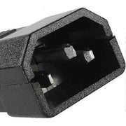 1 pair AC250V 10A IEC C14 male C13 female, 3 pin terminals Inline adapter contact power socket, Copper material In Australia - Darrahopens