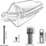 Universal Motorcycle Handguards 7/8" 22mm Handle Protector Shield Motorbike Motocross Scooter Windproof Handlebar Hand Guards Protection Gear (01)