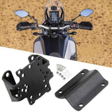 Motorcycle Navigation Bracket Mobile Phone Gps Plate Bracket Phone Holder For Tenere 700 Tenere 700, Metal material, Black Color In Australia - Darrahopens