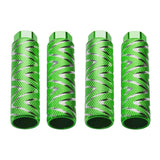 4 pcs Aluminum Alloy Bike Pegs Bmx Pedals Fit 3/8 Inch Axles Bicycle Back Pedals, automotive replacement use, Green Color In Australia - Darrahopens