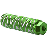 4 pcs Aluminum Alloy Bike Pegs Bmx Pedals Fit 3/8 Inch Axles Bicycle Back Pedals, automotive replacement use, Green Color In Australia - Darrahopens