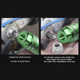 4 pcs Aluminum Alloy Bike Pegs Bmx Pedals Fit 3/8 Inch Axles Bicycle Back Pedals, automotive replacement use, Green Color In Australia - Darrahopens