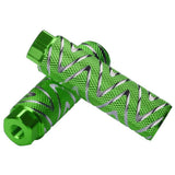 4 pcs Aluminum Alloy Bike Pegs Bmx Pedals Fit 3/8 Inch Axles Bicycle Back Pedals, automotive replacement use, Green Color In Australia - Darrahopens