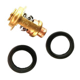 5005440 Brass Thermostat & Seal Kit Compatible with Johnson Evinrude 5-235 HP Outboard Motor Replaces 83, Brass + Copper material, Red Color In Australia - Darrahopens