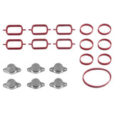 19 pcs Car Intake Manifold Blind Plugs and Gasket Kit 11612246945 for 525D 530D 535D X3 X5 X6 M47 M57N 1617790198, Aluminum Alloy + Rubber material In Australia - Darrahopens
