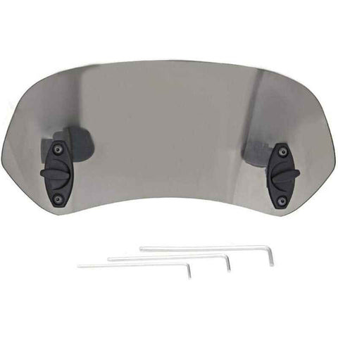 Motorcycle Windshield Adjustable Clip On Windscreen Wind Deflector Windshield Accessories for Motorcycle Tawny, Rubber material In Australia - Darrahopens