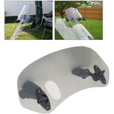 Motorcycle Windshield Adjustable Clip On Windscreen Wind Deflector Windshield Accessories for Motorcycle Tawny, Rubber material In Australia - Darrahopens