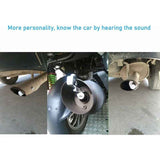 Universal Car Turbo Whistle Simulator, Aluminum Exhaust Whistle, Compatible with 56-85mm Pipe Diameter, Aluminum Alloy material In Australia - Darrahopens