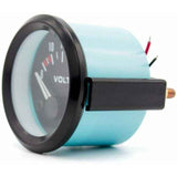 Universal 12V Voltmeter Gauge 52mm/2in (8-16V) for Car, Compatible with Most Vehicles, Aluminum Alloy material, Black/White Color Options In Australia - Darrahopens