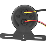 DC12V Vintage Tail Light Brake Stop Light with License Plate Bracket Universal for Yamaha Motorcycle, ABS + Metal material In Australia - Darrahopens