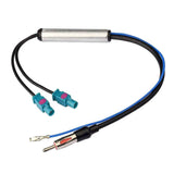 Radio adapter Antenna with amplifier Dual Fakra-Din Antenna adapter for VW, PVC + Copper material, wireless audio upgrade In Australia - Darrahopens