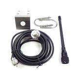 VHF Marine Antenna 156-163MHz Waterproof Rubber Mast Antenna With 5m Rg-58 Cable For Boat Sailboat Y, Stainless Steel + Rubber material In Australia - Darrahopens