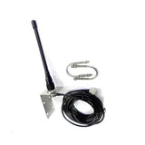 VHF Marine Antenna 156-163MHz Waterproof Rubber Mast Antenna With 5m Rg-58 Cable For Boat Sailboat Y, Stainless Steel + Rubber material In Australia - Darrahopens