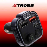Bluetooth FM Transmitter & Charger 20w - For the car - Car charger, Aluminum + Plastic material, wireless audio upgrade In Australia - Darrahopens