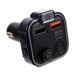 Bluetooth FM Transmitter & Charger 20w - For the car - Car charger, Aluminum + Plastic material, wireless audio upgrade In Australia - Darrahopens