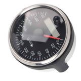 85mm Speedometer LCD Adjustable Waterproof 220KM/H for 12V/24V Car Truck Boat Motor, Stainless Steel + Plastic material, Black/White Color Options In Australia - Darrahopens