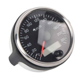 85mm Speedometer LCD Adjustable Waterproof 220KM/H for 12V/24V Car Truck Boat Motor, Stainless Steel + Plastic material, Black/White Color Options In Australia - Darrahopens