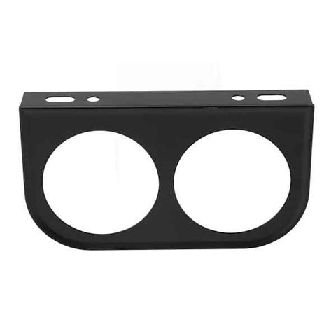 2-Hole Gauge Panel Gauge 2-1/16 Inch 52MM Universal Metal Car Gauge Mounting Dashboard Black, automotive replacement use, Black Color In Australia - Darrahopens