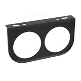 2-Hole Gauge Panel Gauge 2-1/16 Inch 52MM Universal Metal Car Gauge Mounting Dashboard Black, automotive replacement use, Black Color In Australia - Darrahopens