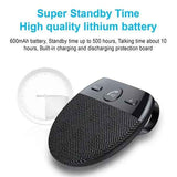 Bluetooth V5.0 Handsfree Car Screen Protector Phone Rechargeable Wireless Music Speakerphone Kit, ABS + Metal material In Australia - Darrahopens