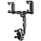 Car Rearview Mirror Phone Holder 360 Rotating Navigation Bracket for Car, dashboard mounting, stable phone or GPS support In Australia - Darrahopens