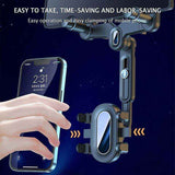 Car Rearview Mirror Phone Holder 360 Rotating Navigation Bracket for Car, dashboard mounting, stable phone or GPS support In Australia - Darrahopens