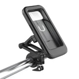 Bicycle Waterproof Phone Holder, Universal Phone Holder Bicycle, ABS material, dashboard mounting, stable phone or GPS support, Black Color