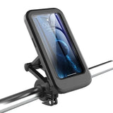 Bicycle Waterproof Phone Holder, Universal Phone Holder Bicycle, ABS material, dashboard mounting, stable phone or GPS support, Black Color