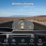 Wireless Charger Car HUD Head Up Display Phone Navigation Holder, ABS material, automotive replacement use, vehicle maintenance accessory In Australia - Darrahopens
