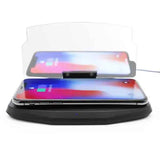 Wireless Charger Car HUD Head Up Display Phone Navigation Holder, ABS material, automotive replacement use, vehicle maintenance accessory In Australia - Darrahopens