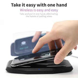 Wireless Charger Car HUD Head Up Display Phone Navigation Holder, ABS material, automotive replacement use, vehicle maintenance accessory In Australia - Darrahopens