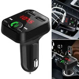 Wireless Bluetooth Car FM Transmitter 2 USB Charger Aux Adapter Handsfree, wireless audio upgrade, vehicle stereo use, Black Color In Australia - Darrahopens