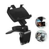 Swivel Mobile Holder - The Car, Silicone + Rubber material, dashboard mounting, stable phone or GPS support, Black Color In Australia - Darrahopens
