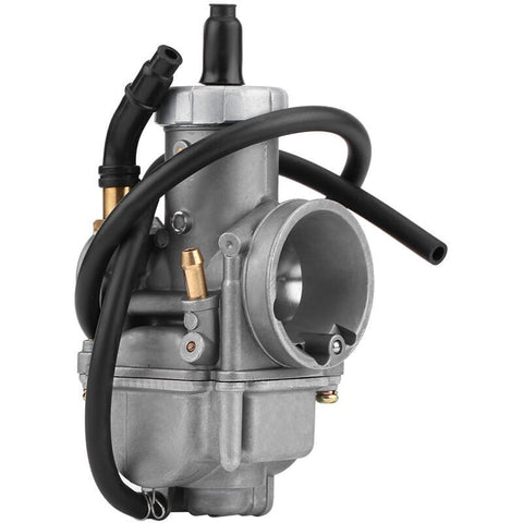 For Keihin PE28 28mm Carburetor Carb Fits For Honda CR80 CR80RB 1996-2002 CR85 CR85R 2003, Aluminum material, Grey Color