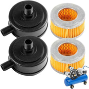 2 pcs 20mm Thread Air Compressor Filter Muffler Intake Filter with Plastic Cover, Air Replacement for Compressor and Pneumatic Tools In Australia - Darrahopens