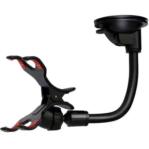 Mobile Phone Holder with Suction Cup for Car Black, ABS + PVC material, dashboard mounting, stable phone or GPS support, Black Color In Australia - Darrahopens