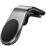 Magnetic Mobile Phone Holder for Car Silver, Silicone material, dashboard mounting, stable phone or GPS support, Black/Silver Color Options In Australia - Darrahopens